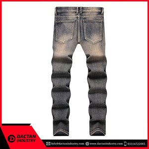 Pantalones vaqueros rectos holgados de moda para hombre al por mayor pantalones vaqueros personalizados informales de calidad superior para hombre - Product Image 2