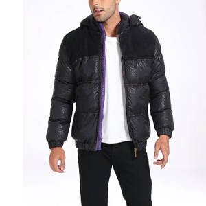 Chaquetas de Burbuja de Color Sólido Personalizadas de Alta Calidad para Hombre, Invierno, Lona, Precio al por Mayor, Precio Económico, Chaquetas de Burbuja en Oferta - Product Image 1