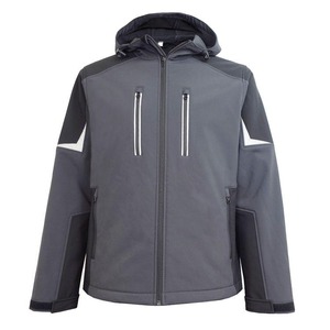 Wholesale <b>Men's</b> High Street New Design Softshell <b>Jacket</b> Slim Fit Stand Collar High Quality Waterproof Windproof Quick Dry Winter - Product Image 6