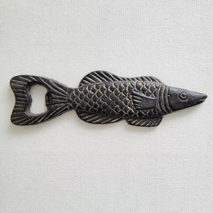 <b>Heavy</b> <b>Duty</b> Decorative Cast Iron Bottle Opener With Vintage Style Perfect For Farmhouse Interiors Restaurants And Banquet Spaces - Product Image 1