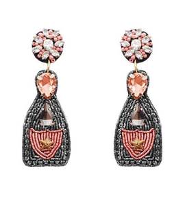 Boucles d'oreilles artisanales en perles, style bohème chic, bijoux tendance au meilleur prix - Product Image 3