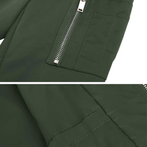 Venta al por mayor de Diseño Popular recién llegado logotipo personalizado de diseño profesional para los hombres chaquetas de Bombardero - Product Image 5