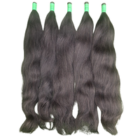 Extensiones de Cabello Humano Virgen Remy Natural de Indonesia de Primera Calidad, Sin Enredos, Alineadas con la Cutícula, Lisas, de 8 a 30 Pulgadas