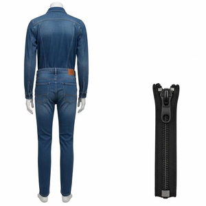 ซิปไนลอนเป็นมิตรต่อสิ่งแวดล้อมสำหรับรองเท้าที่ทนทานแบบเรียบวัสดุแข็งแรงทนทานสำหรับรองเท้าบูทรองเท้าผ้าใบกระเป๋าอุปกรณ์เย็บผ้า - Product Image 3