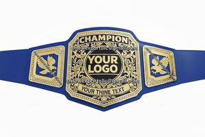 Custom Boxing & MMA Championship <b>Belts</b> Big <b>Gold</b> Silver Finish Eco-Friendly PU Material Unisex - Product Image 3