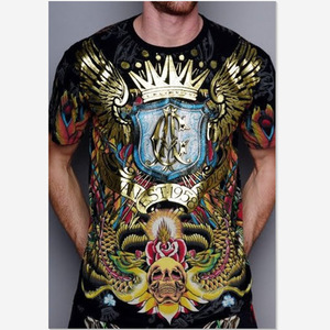 Venta caliente 2024 Estilo casual Ropa de hombre Camisetas de cuello redondo con media manga Camiseta lisa con logotipo personalizado y diseño de impresión - Product Image 1