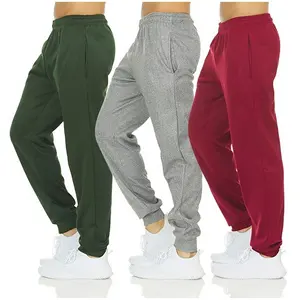 Custom Logo Men's <b>Fleece</b> Joggers High Quality Sweatpants Breathable Men's Pants & <b>Trousers</b> 2026 - Product Image 3