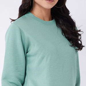 Factory Manufacture Activewear Long <b>Sleeves</b> Crew Neck <b>Sweatshirts</b> for Women's Cheap Price Customized Loose-fit Breathable 320g - Product Image 6