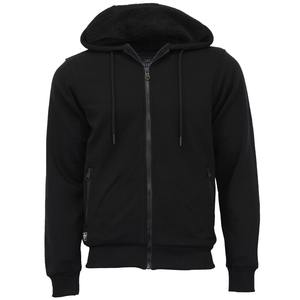 Sweat à capuche à carreaux avec fermeture à glissière pour hommes de meilleure qualité écologique personnalisé 100% coton respirant à capuche hiver Logo personnalisé Bangladesh - Product Image 2