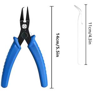 Professional Grade Jewelry Making Plier with Tweezer for Precision Beading <b>Wire</b> Wrapping Repair <b>Craft</b> DIY Use - Product Image 2