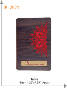 Wooden Notebook Journal <b>Diary</b> Office Employee Gift with Thermal Binding Premium Paper Quality for Better Readability - Product Image 3