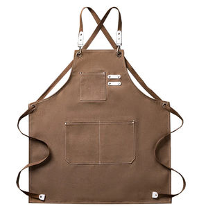 2025 maison toile coton tablier imprimé coton tablier pour griller barbecue tablier Logo personnalisé - Product Image 1