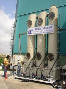 Máquina de Purificación de Gases Residuales Industriales AKTIFPAK CLS Cl2 de Alta Calidad, 98% de Eficiencia, Bomba, Motor, Caja de Cambios, PLC, 2 Años de Garantía - Product Image 2