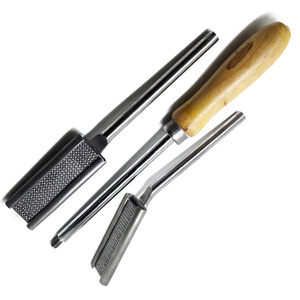 Escofina de flotador Dental de caballo veterinario de acero inoxidable de alta calidad con mango de madera, instrumentos de odontología equina rectos y en ángulo - Product Image 4