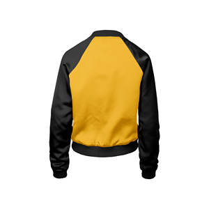 Chaqueta bomber de lana de moda para hombre, estilo callejero, cálida y resistente al viento para invierno y otoño, servicio OEM disponible - Product Image 2