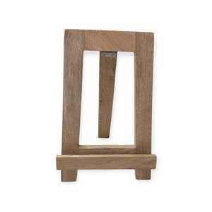 Customized American Style Natural Antique Mango Wood <b>Table</b> Easel for Cookbook Text Book Painting Canvas <b>Wall</b> Sign Display Stands - Product Image 5