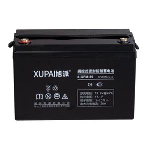 XUPAI Durable de alto rendimiento sin mantenimiento 6-GFM-80 12V <span class=keywords><strong>80Ah</strong></span> Batería de plomo-ácido para sistemas UPS - Product Image 2