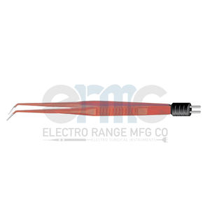 ERMC T226 Forceps Bipolar terisolasi, ujung sudut lurus anti lengket dua Pin AS instrumen bedah baja pas 2025 - Product Image 3