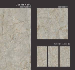 Carreaux de dalles de porcelaine effet sculpture collection moderne design foncé 800x1600mm et plus de tailles disponibles 9mm d'épaisseur - Product Image 5