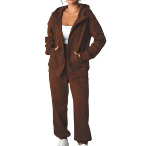 Chándales de último estilo para mujer, ropa de calle de manga larga con estampado personalizado, chándal único transpirable para mujer - Product Image 1