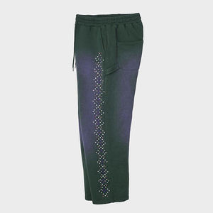 Pantalones Deportivos con Pedrería al por Mayor, MOQ Bajo, Precio Bajo, Alta Calidad, Servicio OEM, Logotipo Personalizado, Gran Venta - Product Image 6
