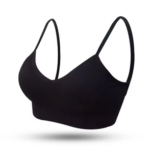 Custom Fitness Yoga Sport Activewear Mujeres Gym wear High Support Seamless Sports Bra Sujetador deportivo de cuello alto - Product Image 3