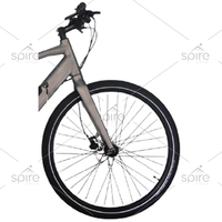 Vélo Électrique de Montagne 21 Vitesses, Cadre en Aluminium, Moteur Central, Batterie Lithium Intégrée 10.4Ah 36V 250W, Frein à Disque Électronique, Capteur