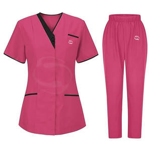 Custom Stretch Transpirable Uniformes De Hospital Enfermería Antiarrugas Médico Scrubs Joggers Scrub Uniformes Sets - Product Image 1