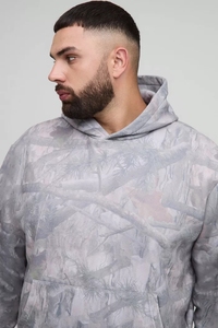 Wholesale Rate Custom Men's Oversized Hoodie Wholesale Manufacturer Breathable Cotton Blended Oversized Hoodie For Men - Product Image 3