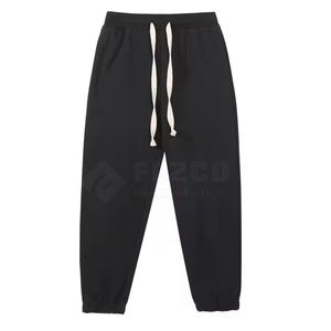 Pantalon de survêtement pour hommes en polyester/coton droit léger décontracté de haute qualité vente en gros de bas quantité minimale de commande - Product Image 1