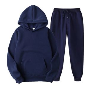 Survêtements en coton et polyester de qualité supérieure, conception personnalisée pour hommes et femmes, motif uni écologique pour l'hiver - Product Image 3
