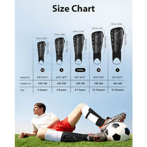 Protège-tibias professionnels avec couverture complète pour les combats, l'entraînement et la compétition Protège-tibias en cuir PU avec rembourrage léger - Product Image 2