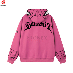 เสื้อฮู้ดปักลายฝูงแมงมุมผ้าฝ้าย100% จากปากีสถาน - Product Image 4