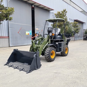 Nouveau grand mini tracteur agricole pelleteuse pelleteuse pelleteuse chargeur 4x4 Diesel - Product Image 5