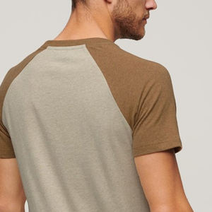 Venta directa de fábrica nueva camiseta de gimnasio para hombres con estilo/camiseta de gimnasio para hombres con manga raglán ajustada hecha a medida - Product Image 4