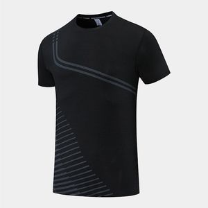 Nouveau T-shirt athlétique à manches courtes pour homme de haute qualité en tissu peigné à séchage rapide, grandes tailles - Product Image 6