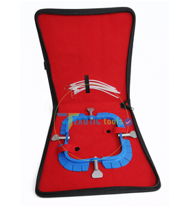 Sistema Retractor Manual Profesional Lone Star Square de Acero Inoxidable con Ganchos de Silicona en Kit de Cuero, Tendencia Mundial - Product Image 2