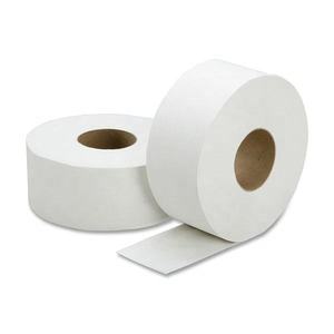 Rouleau de papier toilette géant en pâte vierge gaufrée, sûr pour les fosses septiques, grand format, hygiénique, économique, en gros - Product Image 2