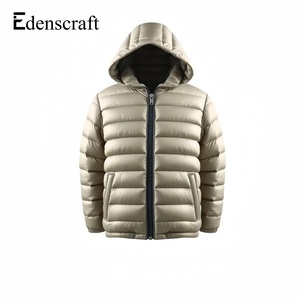 Chaqueta Acolchada para Hombre, Formal, Elegante, Ligera, con Capucha, Resistente al Agua, Cortavientos, Ecológica, Abrigo de Invierno para Actividades al Aire Libre - Product Image 5