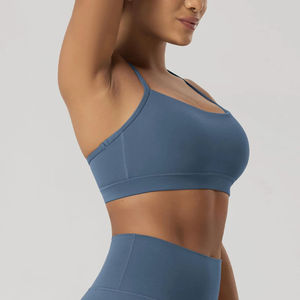 Soutien-gorge de sport personnalisé de qualité supérieure pour femmes, nouveau design, respirant, sans couture, pour la gym et le yoga, vente en gros - Product Image 3