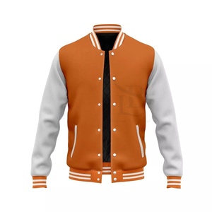 Prêt à Expédier Unisexe Bas quantité minimale de commande Personnalisé pour Varsity Letterman Veste En Gros Meilleur Style De Mode OEM Respirant Pas Cher Prix - Product Image 5