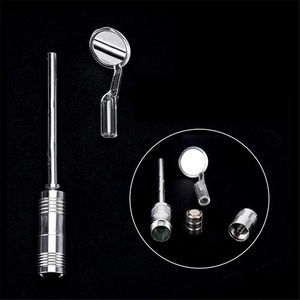 Espejo Dental Manual Profesional con Mango de Acero Inoxidable, Agarre Acolchado de Lujo, 13 Posiciones de Mandíbula, Certificado CE, Clase I Quirúrgico - Product Image 3