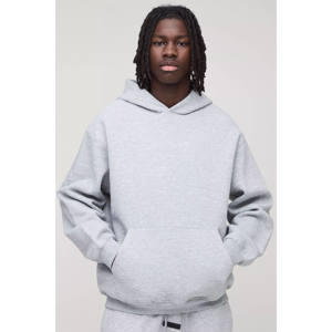 Sweat à capuche pour hommes de couleur noire de haute qualité sur mesure 100% conception de poche en coton avec sérigraphie 450GSM pull à capuche pour hommes - Product Image 4