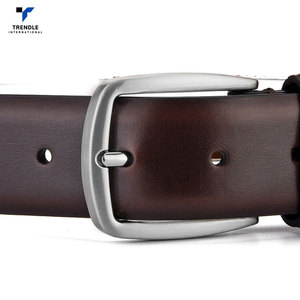 Ceinture en cuir de vache décontractée de haute qualité sur mesure avec boucle en acier - Meilleure vente, nouveauté pour la vente en ligne - Product Image 4