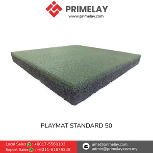 Tapete de juego de suelo de goma para exteriores, tapete de 50mm de grosor, de alta calidad, duradero, para suelo Industrial, Patio - Product Image 4