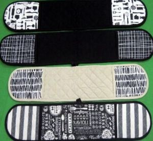 Double Oven Mitts Heat Resistance Microwave Tool 100% Cotton Silicon Backed Cheap Manufacturers Wholesale Cotton <b>Filling</b> Prints - Product Image 5