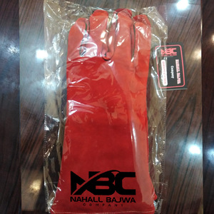 ถุงมือนิรภัยอุตสาหกรรมหนังแพะเคลือบยางและไนลอน/ผ้าฝ้ายอุปกรณ์เชื่อมส่วนบุคคล - Product Image 2