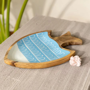 <b>Fish</b> Hand Carved Wooden Platter - Product Image 1