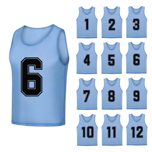 เสื้อฟุตบอลแบบแห้งเร็วสำหรับเด็กผู้ใหญ่เสื้อกีฬาฝึกซ้อมแบบแสก - Product Image 1