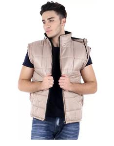 Chaqueta acolchada personalizada unisex de invierno con acolchado de burbujas, abrigo sin mangas de lona para hombre, chaqueta OEM ODM para hombre - Product Image 4